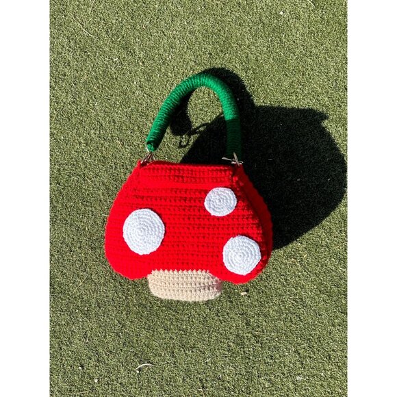 Red Mushroom Handbag - Picture 3 of 3